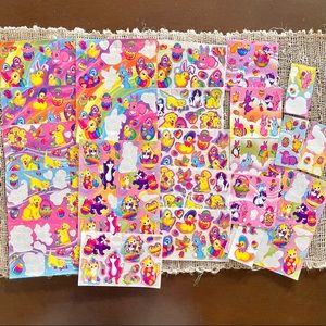 Huge lot! Vintage - Lisa Frank Easter Stickers